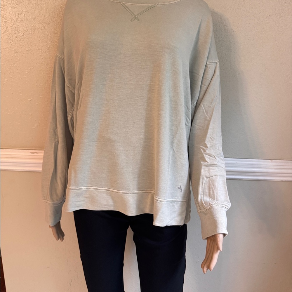 Joy lab Pale green Sleeve Sweatshirt medium - Picture 7 of 7